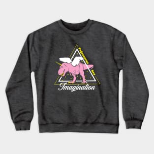 T-Rex Dinosaur with wings and Horn, Pegasaurus Rex Crewneck Sweatshirt